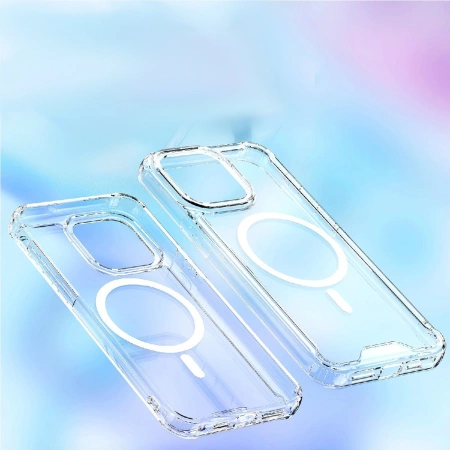 HURTEL ETUI CLEAR CORNER CASE DO IPHONE 16 PLUS DO MAGSAFE TELEFON