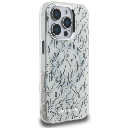 KARL LAGERFELD ETUI IML KARL SCRIPT PATTERN MAGSAFE DO IPHONE 16 PRO MAX