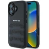 MERCEDES ETUI CASE POKROWIEC DO IPHONE 16 SKÓRZANE Z DEBOSSED LINES Z LOGO
