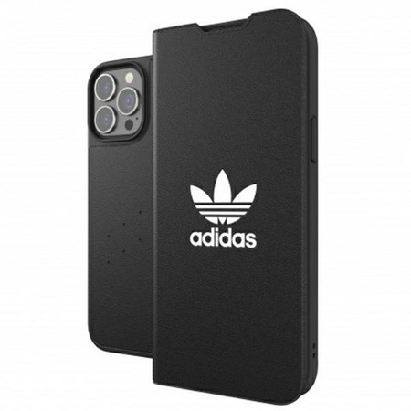 Adidas OR Booklet Case BASIC iPhone 13 Pro Max 6,7" czarno biały/black white 47127