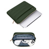TECH-PROTECT ETUI POKROWIEC 15 16 CALI DO LAPTOPA ARMY GREEN ANTYWSTRZĄSOWE