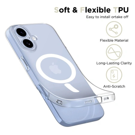TECH-PROTECT ETUI FLEXAIR DO IPHONE 17 MAGSAFE ZABEZPIECZENIE EKRANU