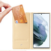 Dux Ducis Skin Pro kabura etui pokrowiec z klapką Samsung Galaxy S22 Ultra złoty
