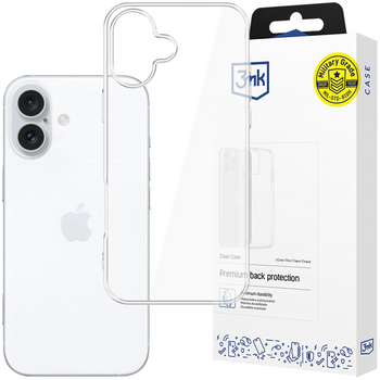 3MK ETUI CLEAR CASE DO IPHONE 16 PLUS OCHRONNE PRZEZROCZYSTE POKROWIEC