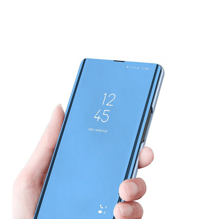 Clear View Case futerał etui z klapką Xiaomi Redmi Note 11 Pro+ 5G (China) / 11 Pro 5G (China) / Mi11i HyperCharge / Poco X4 NFC 5G niebieski