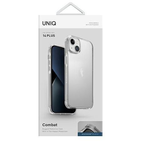UNIQ etui Combat iPhone 14 Plus 6,7" przeźroczysty/crystal clear