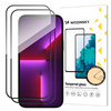 WOZINSKY SZKŁO HARTOWANE FULL GLUE DO IPHONE 15 PRO MAX CASE FRIENDLY RAMKA
