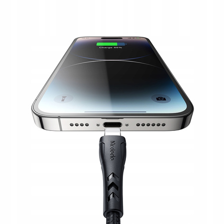 MCDODO KRÓTKI KABEL USB-C LIGHTNING SZYBKIE ŁADOWANIE 36W DO IPHONE 20 CM