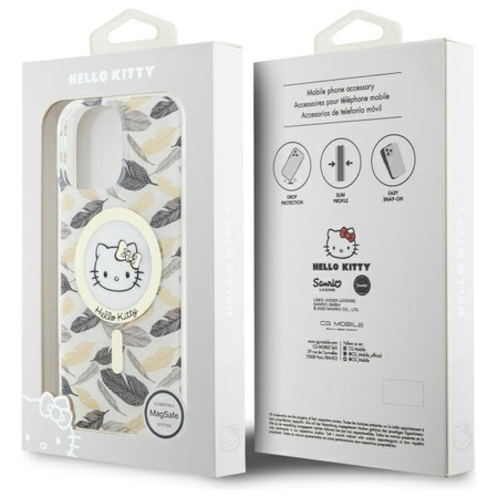HELLO KITTY ETUI HARDCASE DO IPHONE 16 PRO MAX 6.9 Z DO MAGSAFE GOLDEN