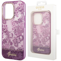 Guess GUHCP14XHGPLHF iPhone 14 Pro Max 6,7" fuksja/fuschia hardcase Porcelain Collection