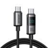 JOYROOM KABEL S-A16 PRO PRISM SERIES 100W USB-C DO USB-C Z WYŚWIETLACZEM