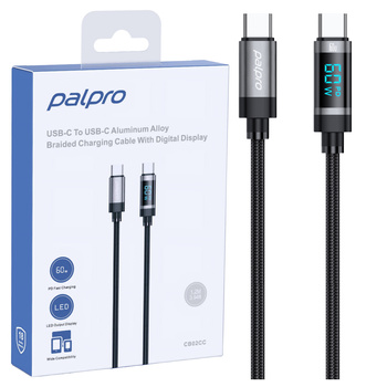 PALPRO KABEL USB-C SZYBKIE ŁADOWANIE DO SAMSUNG APPLE USB TYP C 3A 60W 1M