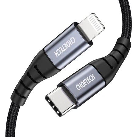 CHOETECH KABEL USB-C DO LIGHTNING DO IPHONE 12 13 14 15 480MB/S 1.2M MFI
