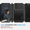 SPIGEN RUGGED ARMOR GALAXY S22 MATTE BLACK