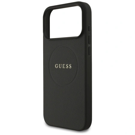 GUESS ETUI GRAINED RING MAGSAFE DO IPHONE 17 PRO MAX Z MAGSAFE PREMIUM