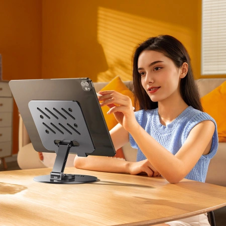 WOZINSKY STOJAK NA TABLET WRS-DSY84SS OBROTOWY 360° ALUMINIOWY DO TABLETÓW