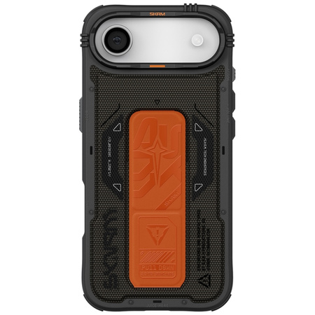 Etui Skinarma Phantom do iPhone Air Magnetic Charging + Grip Stand oliwkowy