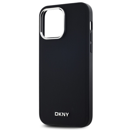 DKNY ETUI PLAIN LOGO DO IPHONE 14 PRO MAX 6.7 Z DO MAGSAFE I METALOWYM LOGO