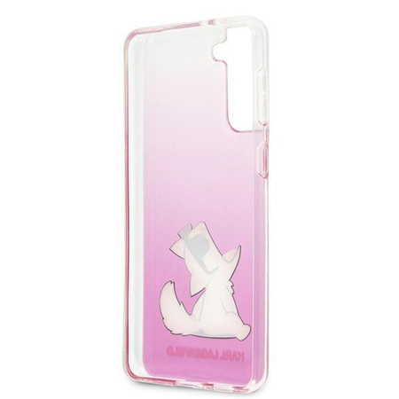 Karl Lagerfeld KLHCS21MCFNRCPI S21+ G996 hardcase różowy/pink Choupette Fun