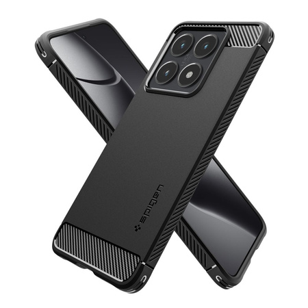 SPIGEN RUGGED ARMOR DO XIAOMI 14T WYSOKA OCHRONA ANTYWSTRZĄSOWA MATTE BLACK