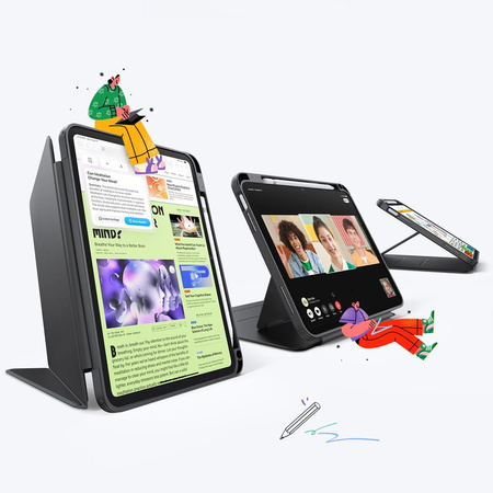 ESR FLIP HYBRID CASE DO IPAD 10.9 2022 11 11 2025 POKROWIEC Z FUNKCJĄ STAND