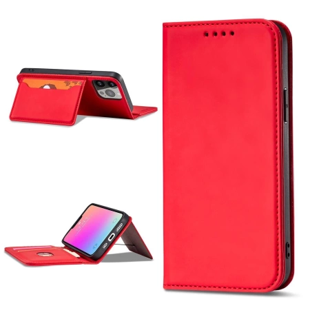 HURTEL MAGNETIC CASE POKROWIEC DO IPHONE 14 PRO PORTFEL Z KLAPKĄ PODSTAWKA