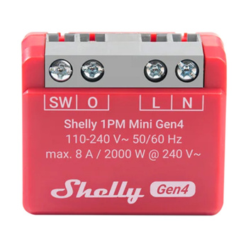 SHELLY STEROWNIK 1PM MINI GEN4 ZIGBEE MATTER DO SMART HOME ZDALNE