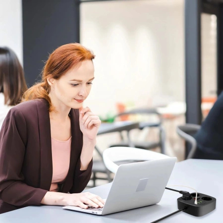 TECH-PROTECT LISTWA ZASILAJĄCA PCS3X4 DO TELEFONÓW KOMPUTERÓW 3 GNIAZDA