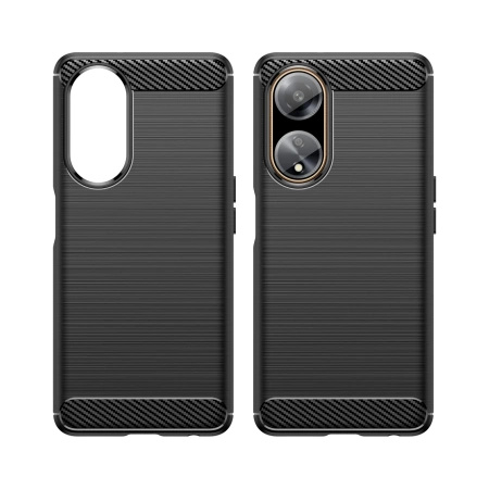HURTEL ELASTYCZNE ETUI CARBON DO OPPO A98 5G OCHRONA PRZED ZATRACIEM KOLORU