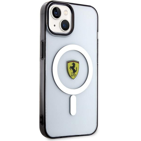 Etui Ferrari FEHMP14MURKT na iPhone 14 Plus przezroczysty/- przezroczyste hardcase Outline Magsafe
