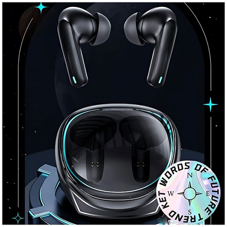 USAMS SŁUCHAWKI BLUETOOTH 5.3 DO TELEFONÓW IPHONE ANDROID Z SYSTEMEM GAMING