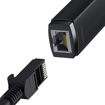 BASEUS ADAPTER PRZEJŚCIÓWKA USB-C DO RJ45 DO PC MACBOOKA TELEFONÓW 1000MBPS