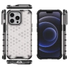 Honeycomb etui pancerny pokrowiec z żelową ramką iPhone 13 Pro przezroczysty