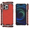 HURTEL ETUI HONEYCOMB DO IPHONE 13 PRO MAX Z ŻELOWĄ RAMKĄ ANTYWSTRZĄSOWE