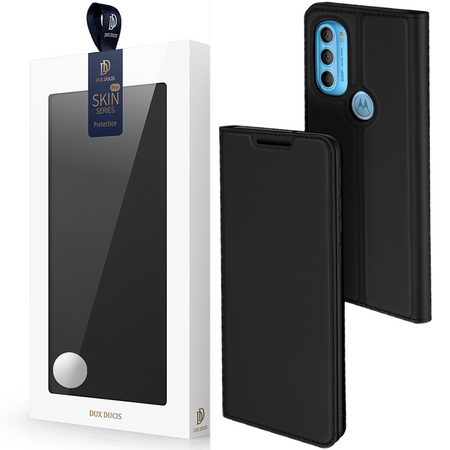 Dux Ducis Skin Pro kabura etui pokrowiec z klapką Motorola Moto G71 5G czarny