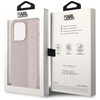 KARL LAGERFELD ETUI DO IPHONE 15 PRO MAX 6.7 SAFFIANO Z RHINESTONES I CHARM