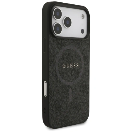 GUESS ETUI CASE POKROWIEC DO MAGSAFE IPHONE 17 PRO MAX 4G RING CLASSIC