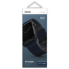 UNIQ pasek Straden Apple Watch Series 4/5/6/7/8/SE/SE2/Ultra 42/44/45mm. Leather Hybrid Strap niebieski/blue