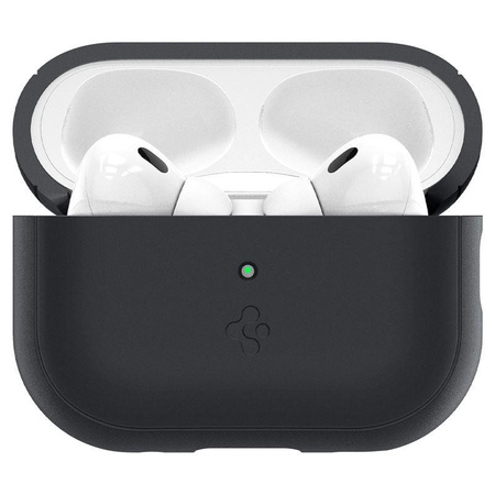 SPIGEN SILICONE FIT STRAP APPLE AIRPODS PRO 1 / 2 BLACK/PHANTOM GREEN
