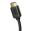 BASEUS KABEL HDMI 2.0 4K 60 HZ 3D HDR 18 GBPS 1 M CZARNY