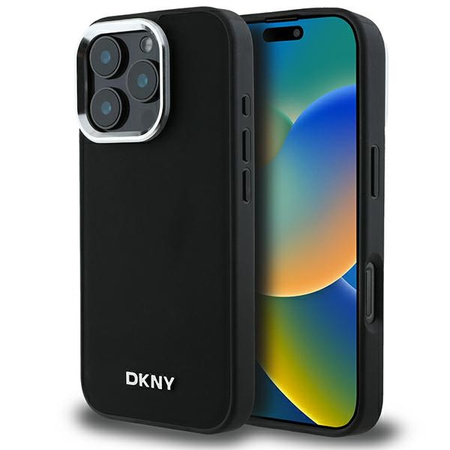 DKNY POKROWIEC HARDCASE DO IPHONE 16 PRO MAX 6.9 Z DO MAGSAFE PLAIN SILVER
