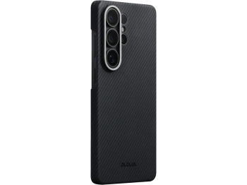 Pitaka Edge Case, Black/Grey Twill (Aaron Button) - Samsung Galaxy S26 Ultra