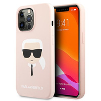 KARL LAGERFELD ETUI HARDCASE DO IPHONE 13 PRO MAX 6.7 SILIKONOWE KARLS HEAD