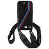 BMW BMHCP16X23PSVTK iPhone 16 Pro Max    6.9 czarny/black hardcase M Edition Carbon Tricolor Lines & Strap