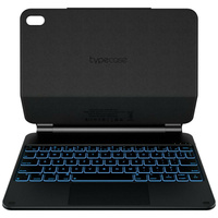 Etui Typecase Edge z klawiaturą do iPad  11" (A16) 2025 / iPad 10.9" 2022 czarny