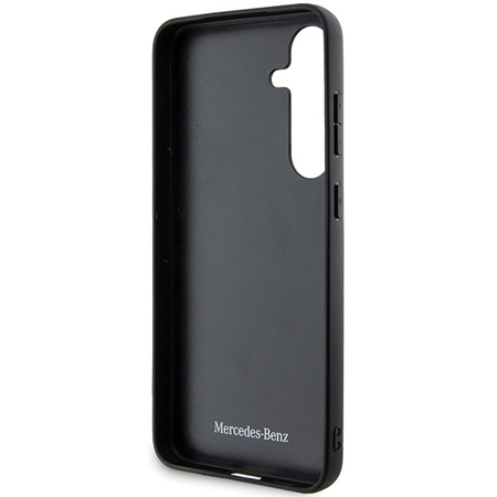 MERCEDES ETUI HARDCASE DO SAMSUNG GALAXY S24+ S926 SKÓRZANE CURVED STITCHES