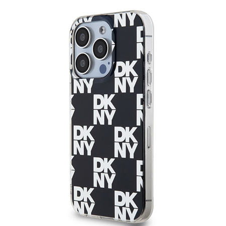 DKNY POKROWIEC HARDCASE DO IPHONE 15 PRO IML CHECKERED MONO STRUKTURA