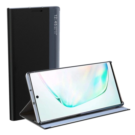 HURTEL NEW SLEEP CASE POKROWIEC DO SAMSUNG GALAXY A03S Z KLAPKĄ I PODSTAWKĄ