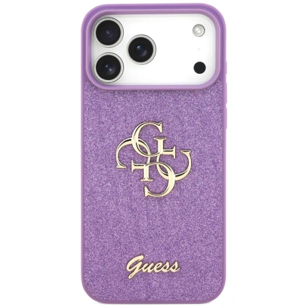 GUESS ETUI FIXED GLITTER BIG 4G DO IPHONE 17 PRO MAX ELEGANCKA OCHRONA