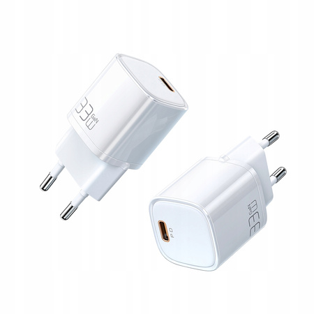 £adowarka do telefonu Mcdodo nano GaN, USB-C PD QC - 33W Bia³a